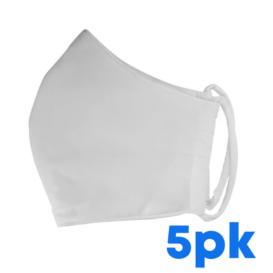 Washable Green Cloth Face Mask (5 Pack)